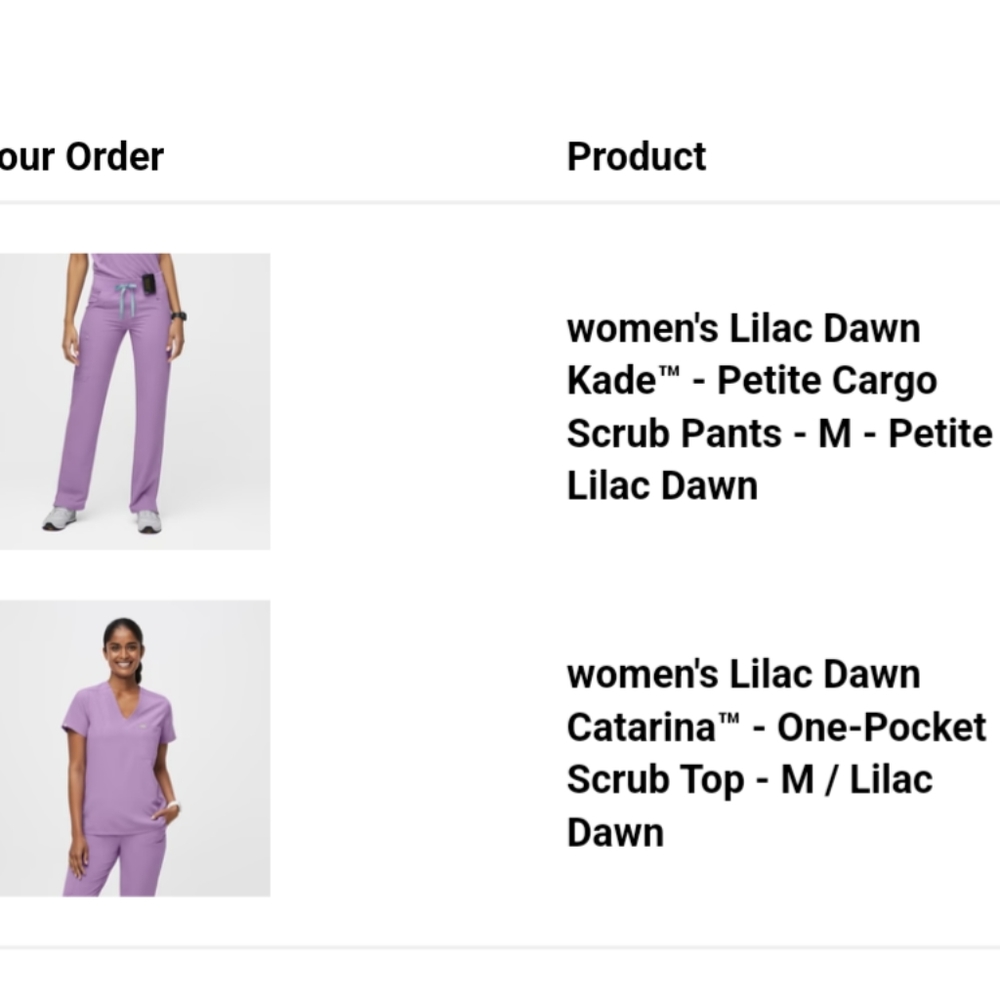 FIGS Lilac Dawn Scrub Set